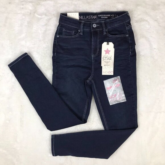 VANILLA STAR Super High Jeans Jeggings NWT 3 - Picture 5 of 7